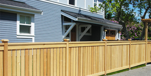 Modified Panel 3 Wood Fence by Alpine Fence Co
