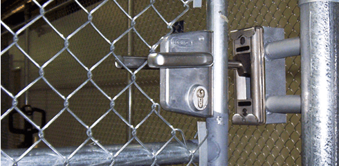 Commercial Slide Lock by Alpine Fence Co