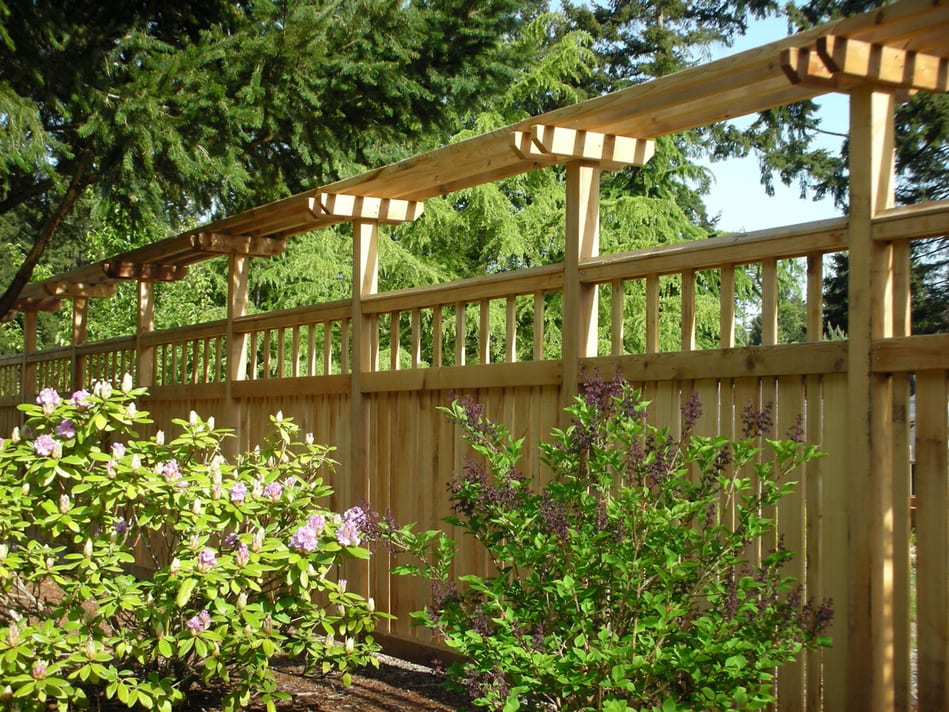 Wooden fence by Alpine Fence Co. Inc in Seattle