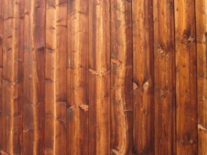 Transform A Brown Wooden Door/Wall with a Red Cedar Fence Stain